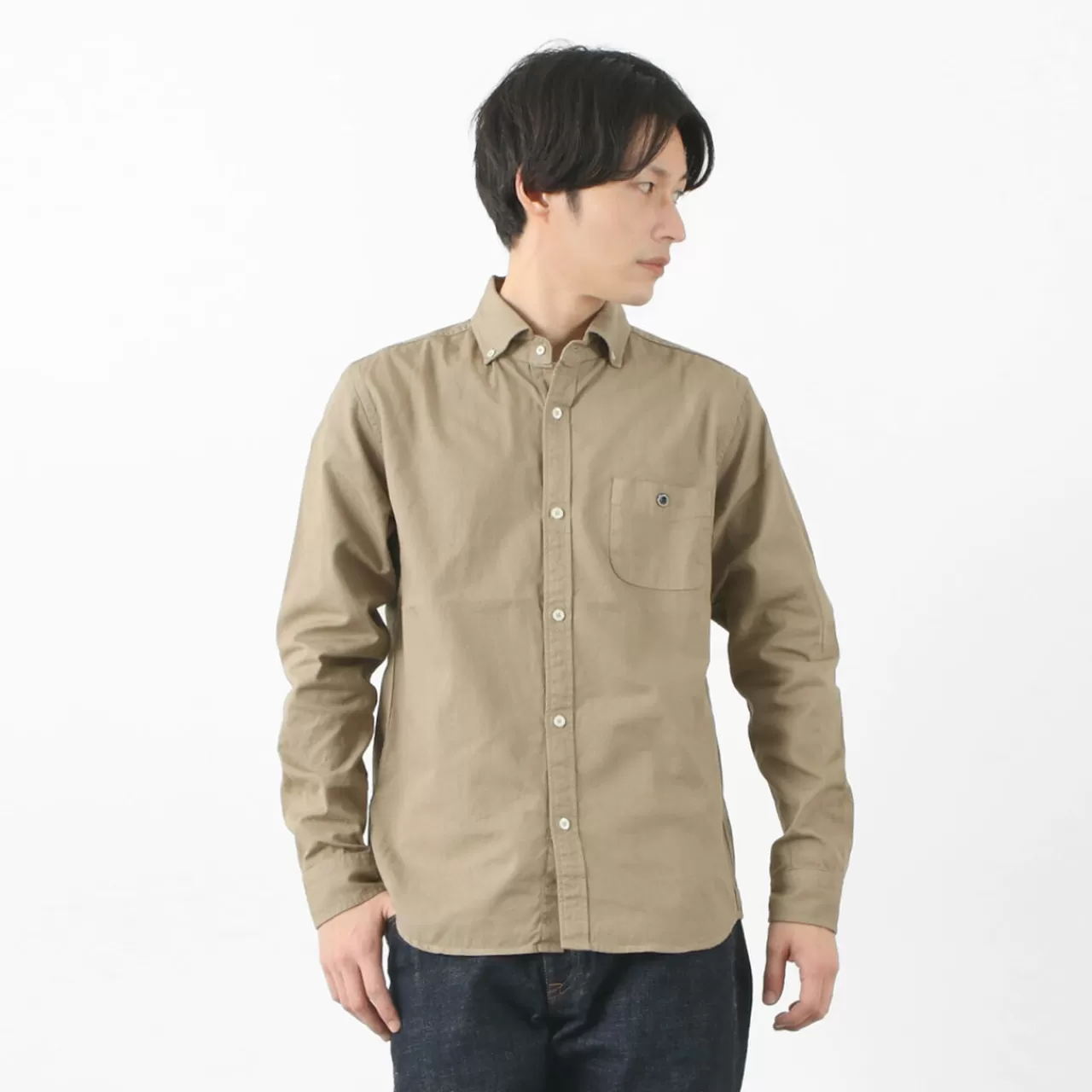 BARNS Long Sleeves>Colour Special Order Ox Long Sleeve Button Down Shirt