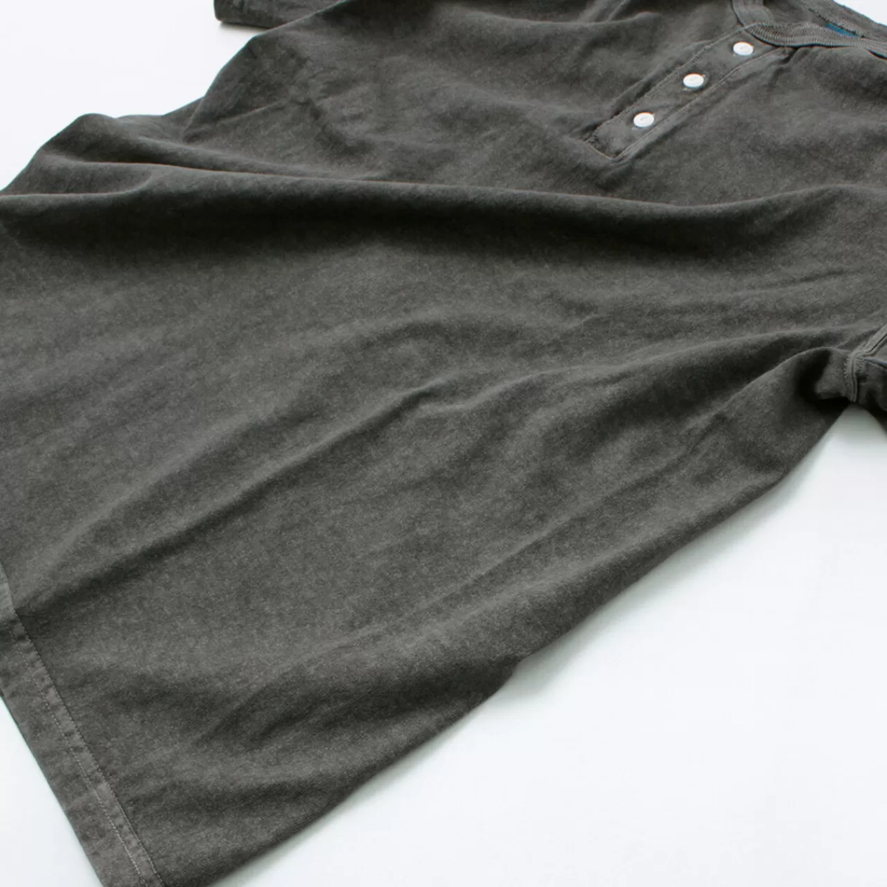 GOOD ON Short Sleeves>Colour Special Order Short Sleeve Henley Neck T-Shirt