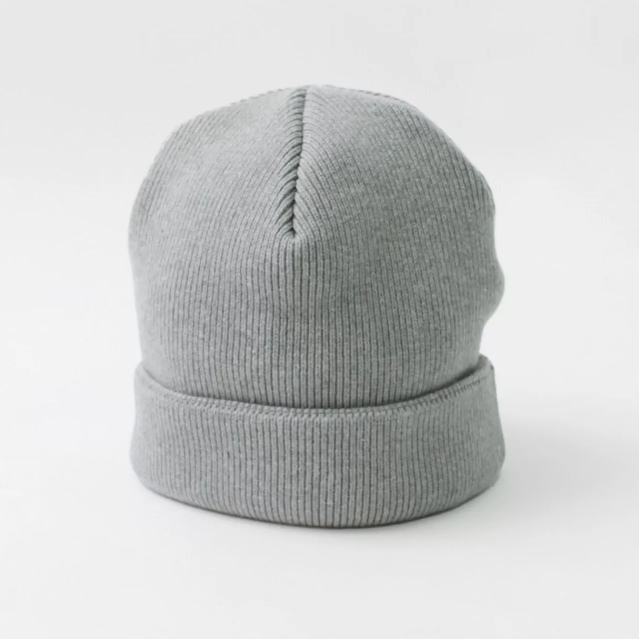 MOC T Hats>Heavy Weight Knit Cap/Men'S/Women'S Knit Cap/Solid Colour/Moukku-Grey/Made In Japan/M09-9491/Heavy Weight Knit Cap Heathergrey