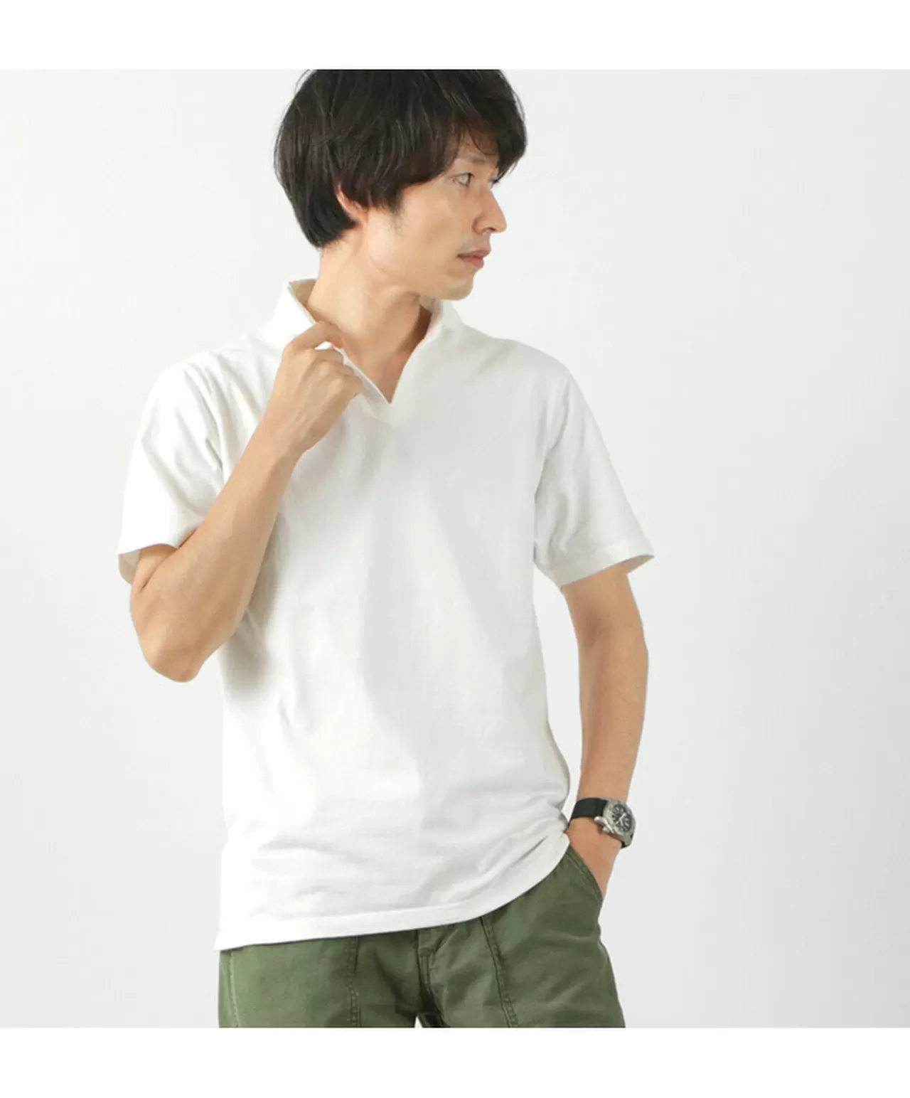 BARNS Short Sleeves>Kosun Knit Vintage Skipper Polo Shirt