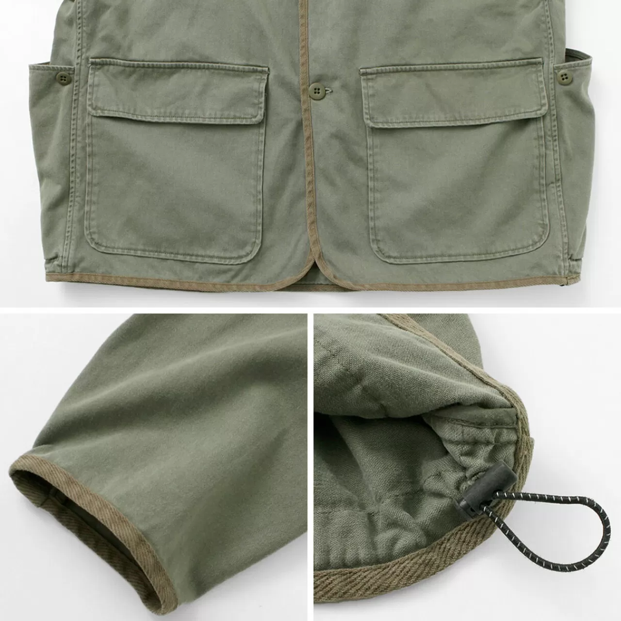 REMI RELIEF Jackets>Military Satin Jkt Men'S Light Outerwear Wide Jacket Used Vintage Vintage Autumn Winter 100% Cotton