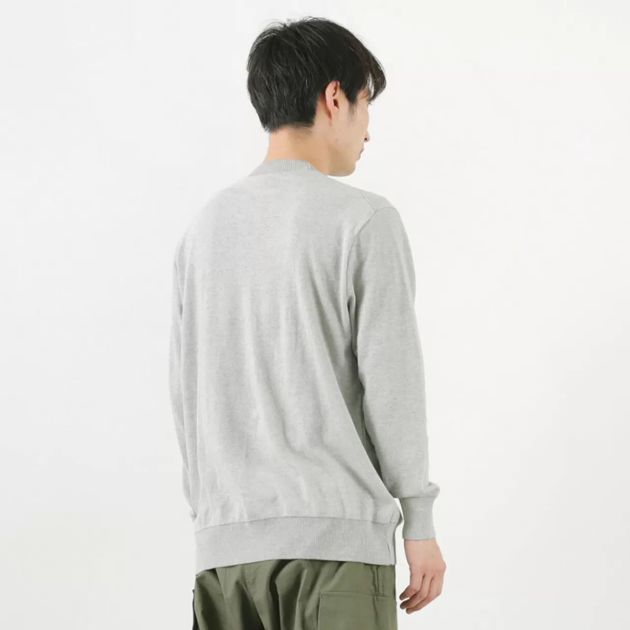 GICIPI Long Sleeves>Riccio Riccio Crew Neck Relaxed Fit Long Sleeve Knit Sewn