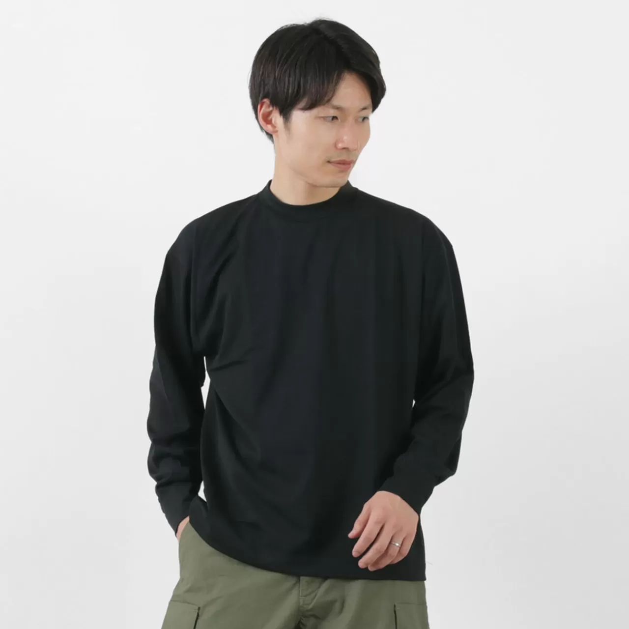 GICIPI Long Sleeves>Riccio Riccio Crew Neck Relaxed Fit Long Sleeve Knit Sewn
