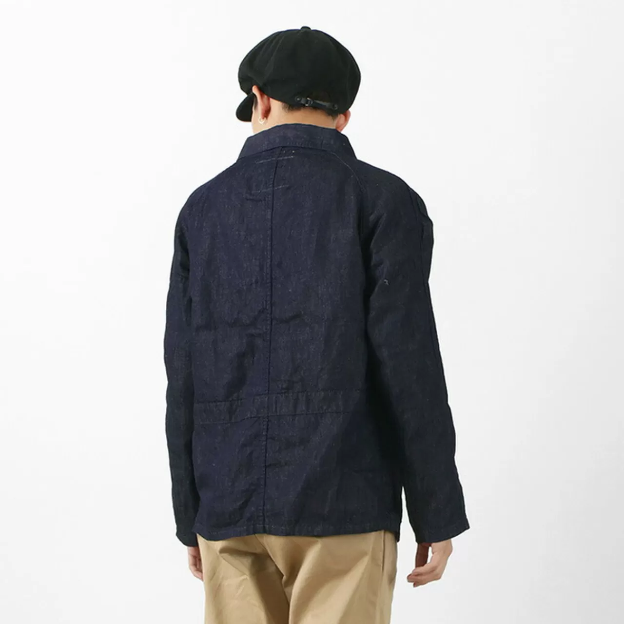 JAPAN BLUE JEANS Jackets>Special Order Rjb7070 Summer French Coverall Jacket Cotton Linen Denim Indigo